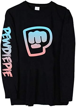 Pewdiepie Long Sleeves Tshirt for Mens