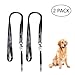 JBER Dog Whistle, Dog Training Whistle to Stop Barking Adjustable Frequency Ultrasonic Sound Training Tool Dog Bark Control with Free Premium Quality Lanyard 2 Pack Black Pet Whistle