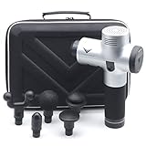 [Upgrade Version]Joylab Carrying Case for Hypervolt, 2019 New Protective EVA Case Impact Resistant Hyperice Hypervolt Massage Gun and Sleeve Pocket Accessories Zipper Case(5 Attachments Version)