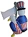 6 ft. Airblown Inflatable Uncle Sam & American Eagle - Yard Decoration