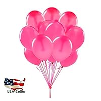100pcs 12" ROSE Wedding Balloons Birthday Party Decoration Latex Balloons**USA SELLER**(Jarty Party Brand)