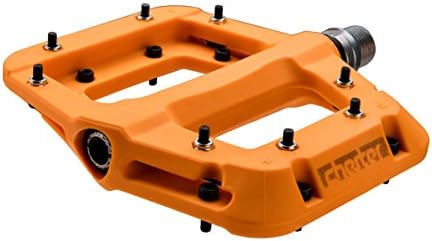 flat pedals orange