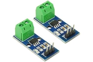 XINGYHENG 2Pcs ACS712 20A AC and DC Current Sensor Module ACS712-20A Module High Sensitivity High Efficiency (20A)