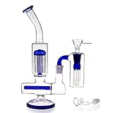 REANICE (CLEAR B) Newest Height 30cm joint size 18.8mm Recycler Blue Glass
