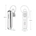 Bluetooth Headset, Gaoye R9 V4.1 HD Voice Control Bluetooth Wireless Headphones / Earbuds / Earpieces Stereo In Ear with Mic Noise Cancelling Compatible with IOS iPhone Samsung Android Tablets (White)