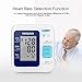 HIKEVAN Blood Pressure Monitor Upper Arm Bp Monitor with Talking & Mute Design,Wide Range Cuff,2 * 120 Readings Memory,Irregular Heart-Beat & Blood Pressure Indicator for Home Use [FDA Approved]