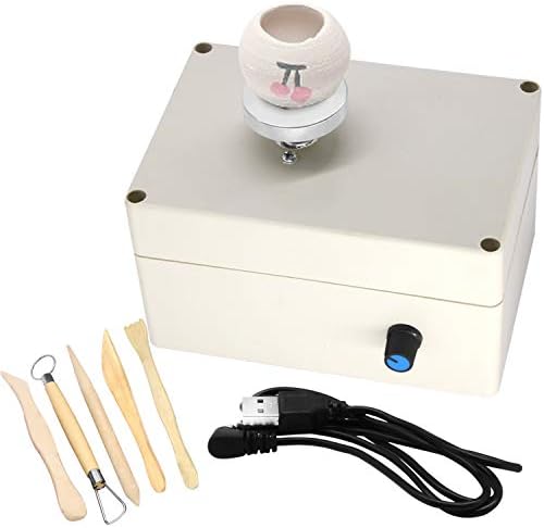 送料無料 一部地域を除く Usbミニ陶器ホイールマシン 00rpm電気粘土製作セラミック成形マシン Diyクレイツール付きクラフトセラミックアートワークスクールdiyショップ大人子供用