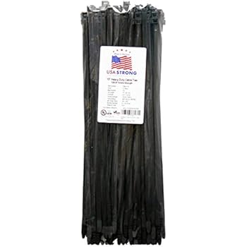 Heavy-Duty Cable Ties, Premium Zip Ties for Cable Management - Nylon (15