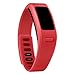 Henoda Replacement Wristband with Metal Clasps for Garmin Vivofit Bands, 3PCS Basic Black+Red+Slate, Large