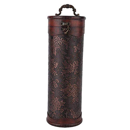 FTVOGUE Vintage Wine Storage Box Retro Wine Racks 13.4 * 4.5 * 4.3in