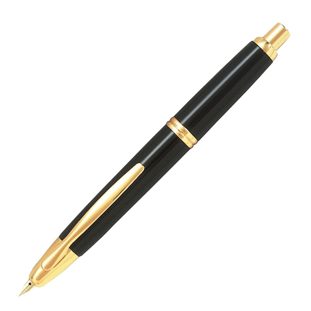 Pilot Capless Medium Retractable Fountain Pen with Gold Trim — image 1