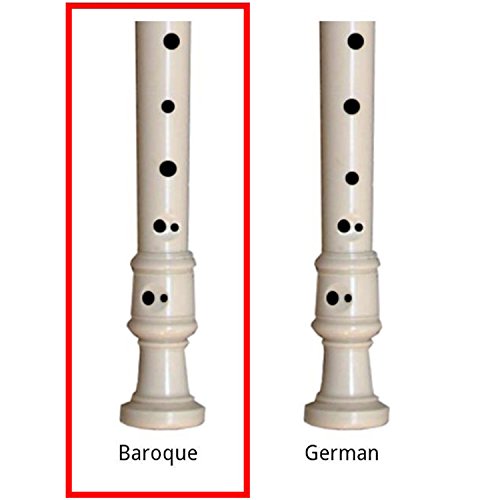 Performance Plus RECB-WP 3 Piece Student Soprano School Recorder, White Pearl - Educator Approved