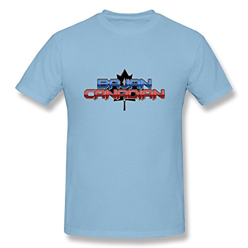 JUNNY Men's BajanCanadian Logo Crew Neck Shirt