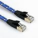 Cat 7 Ethernet Cable, ShineKee Nylon 6ft CAT7 High Speed Professional Gold Plated Plug STP Wires CAT 7 RJ45 Ethernet Cable primary