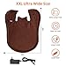 Ultra Large Neck Shoulder Back Heating Pad, Electric Soft Heat Wrap/Heat Pad for New Year, Carbon Fiber Therapy Massage for Muscle Pain Relief, 3s Fast-Heating, Constant Temperature, 3 Heat Settings