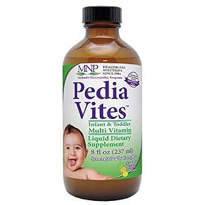 Image of Michael's Naturopathic Programs Pedia Vites - Natural Citrus Flavor - 8 Fl oz - Liquid Multivitamin for Babies, Infants & Toddlers, No Added Sugar - Gluten Free - 24 to 48 Servings