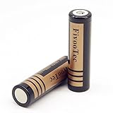 3000mah Rechargeable Battery 2 Packs 18650 3.7V Quality Lithium-ion Battery -Power for Flashlight - 2 Counts -More than 800 cycles