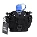 OneTigris MOLLE Canteen Pouch Military 1000D Nylon 1 Quart Canteen Cover Pouch (Black-Without Shoulder Strap)