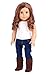 Siege Jacket - 4 Piece Outfit - Jacket, Tank Top, Jeans and Boots - Clothes Fits 18 Inch Doll - (Doll Not Included)