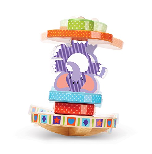 Melissa & Doug Elephant Rocking Stacker Stacking Toy
