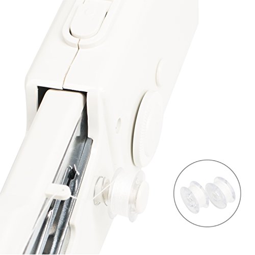 Amado Portable Sewing Machine, Professional Battery-operated Sewing Handheld Electric Household Tool, Cordless Quick Stitch Tool for Fabric - Thumbnail 7