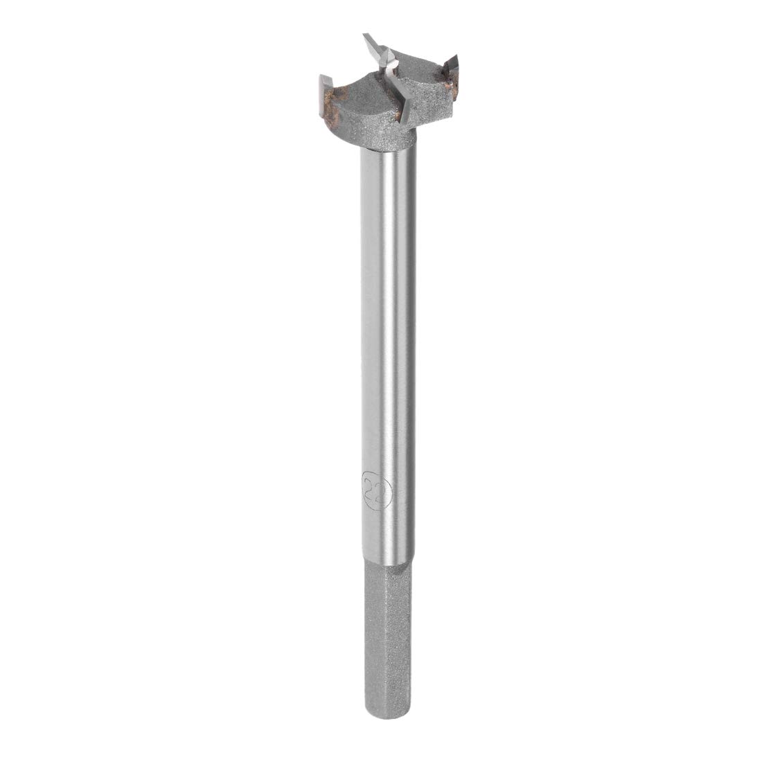 Sourcingmap Forstner Drill Bits 22mm, Tungsten Carbide Wood Hole Saw Auger Opener 124mm Length, Woodworking Hinge Hole Drilling Boring Bit Cutter (Gray)