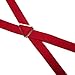 CTM Women's Elastic Clip-End 1/2 Inch Skinny Urban Suspenders, Brown