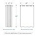 NICETOWN Blackout Curtains and Drapes for Living Room - Extra Long Room Darkening Thermal Insulated Solid Window Blackout Draperies (Navy Blue, 1 Pair, 52 x 95-Inch)