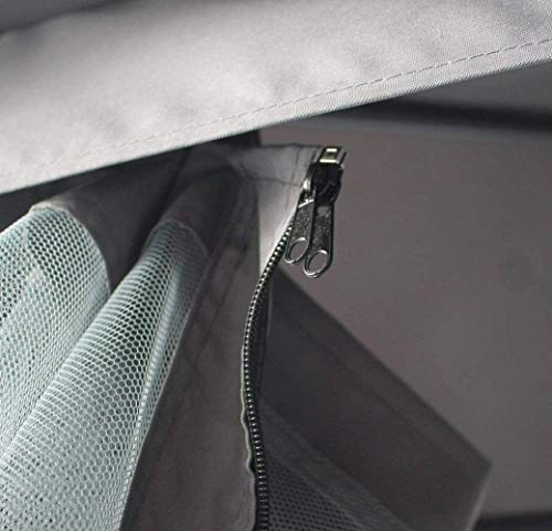 GXK 4 Sitzer Hollywoodschaukel mit Bett Funktion + Pavillon Ascending Gartenschaukel – Bild 4