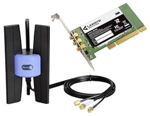 Amazon com: Cisco Linksys Wireless N PCI Adapter WMP300N: Electronics