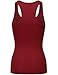 FPT Womens Basic Ribbed Racerback Tank Top (S-3XL)