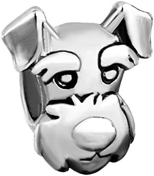 Dog Lucky Cute Puppy Face Animal Charms New Sale Cheap Jewelry Funny Beads Fit Pandora Charm Bracelet