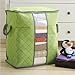 Domire Bamboo Charcoal Clothes Storage Case Box Holder Bags (Green)