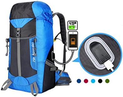 Outdoor travel backpack men and women USB charging waterproof mountaineering bag