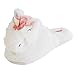 Unicorn Animal Fleece Slippers | Indoor Outdoor Home Slippers | Cozy Plush Memory Foam (7-8, Unicorn)