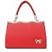 YINGPEI Women's Top Hand Handbags Burgundy PU Leather