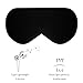 SZTROKIA Sleep Mask, Comfortable Natural Silk Eye Mask, Blindfold Sleep Mask for Travel and Office, Adjustable Strap