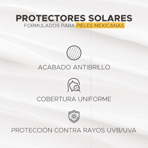 FOTOSUN UV100 Protector Solar Facial en Polvo con Brocha, Bloqueador Solar Matificante FPS 50+, Solar Brush para Rostro 4 g