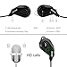 Sweatproof Sports Earphones,Mifine Bluetooth Headphones,Wireless Noise Cancelling Headset Stereo Bluetooth V4.1 Earbuds with Built in Microphone for iPhone iPad Android (Black)