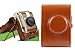 Brown Leather Case protector For Lomography Instant Camera - Sanremo