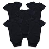 OPAWO Baby Bodysuits Short Sleeve for Unisex Boys Girls 5 Pack