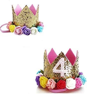 Amazon Co Jp Lucky Fun バースデーパーティー ハット 4歳 誕生日