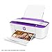 HP DeskJet 3752 Wireless All-in-One Compact Printer with Mobile Printing, HP Instant Ink & Amazon Dash Replenishment Ready - Purple Accent (T8W52A)