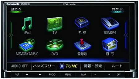 Amazon パナソニック カーナビ ストラーダ Cn Re03d フルセグ Vics Wide Sd Cd Dvd Usb Bluetooth 7v型 オーディオ一体型ナビ 車 バイク