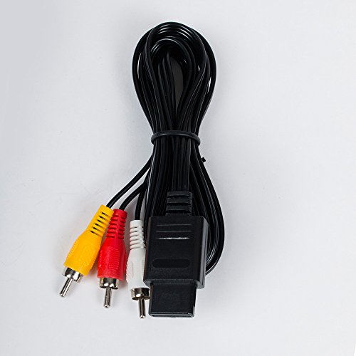 AV Video Cable Cord Compatible for Nintendo 64 N64 To TV Game 6 ft by EVORETRO