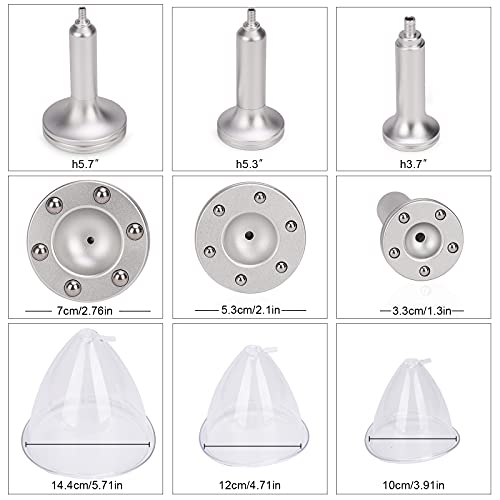 Meifuly Vacuum Cupping Therapy Sets with 30 Cups and 3 Pumps