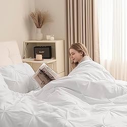 DOWNCOOL Full Size Comforter Sets - White Comforter