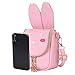 SUNMALL Little Girl Purse Cute Crossbody Bag Kids Messenger Shoulder Handbag for Little Girls (Pink)