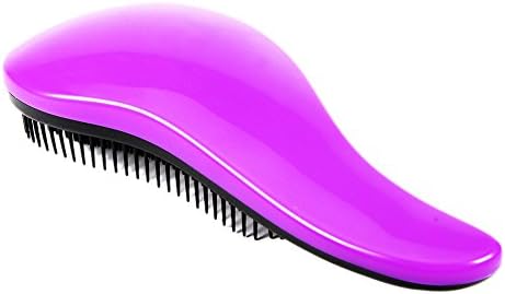Beauty Hair Brush Anti-static Detangling Comb for All Hair Types Wet/ Dry Hair with Purple Color- Use in Home or Travel