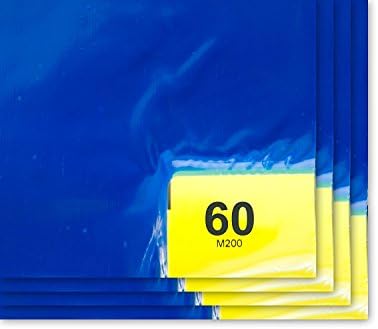 Purus PS 1845 64 B Blue 60 Layer Purus Mat, 45" Length x 18" Width (Case of 4 Pads, 60 Layers per Pad)